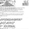 Effondrement des Alpes - Premier Journal - Editions ESAAA - Front Cover - Centre de la photographie Genève