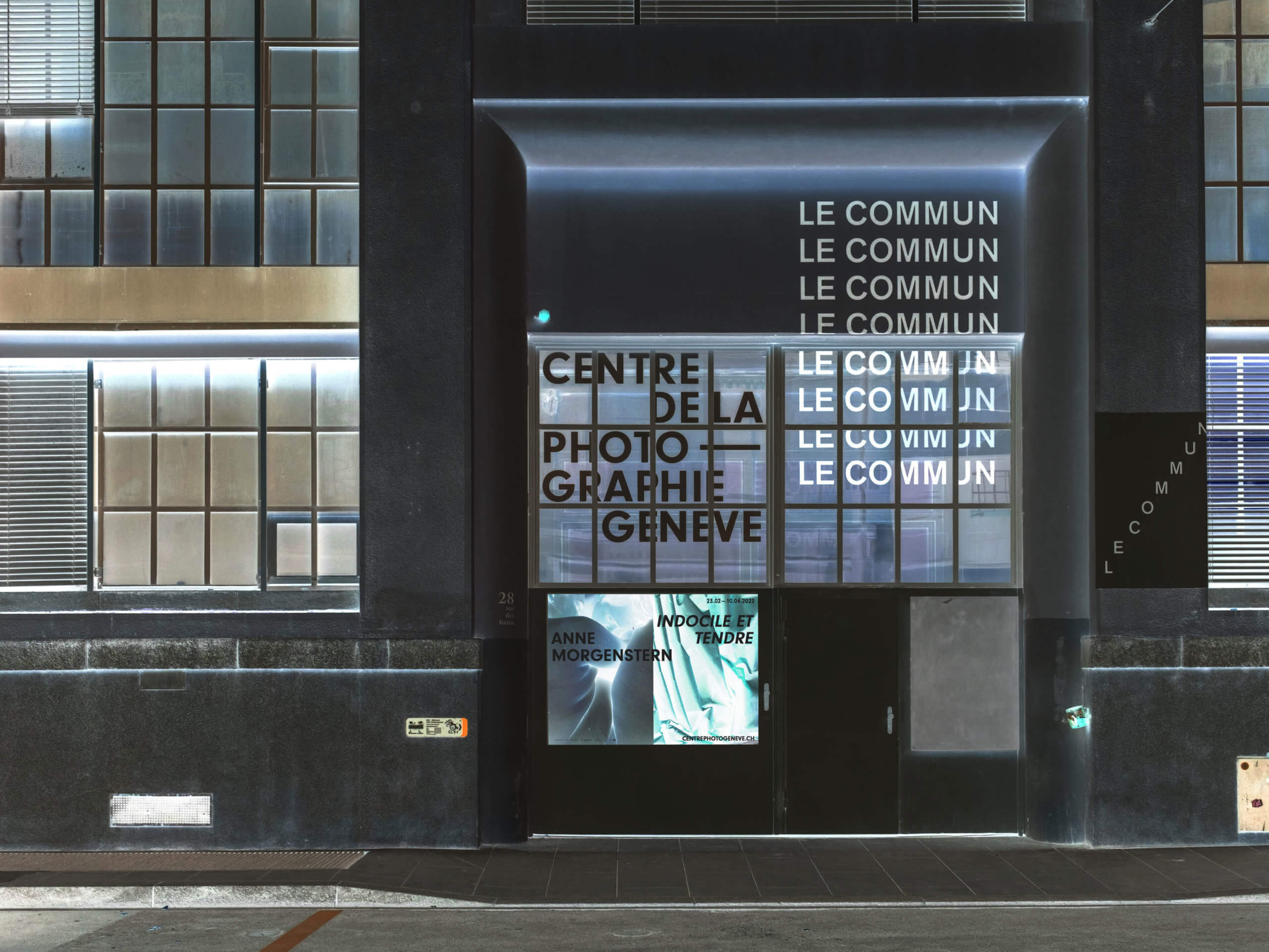 Centre de la photographie Genève - Rue des Bains 28 - 1205 Genève - Accès - Image en négative